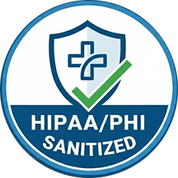 PHI Sanitized - HIPAA Ready